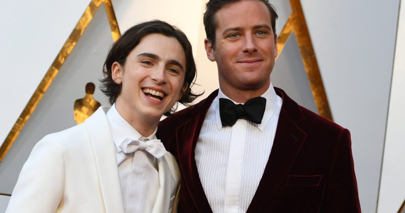 Timothée Chalamet and Armie Hammer are 1000 percent in for a