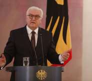 BERLIN, GERMANY - MARCH 14: German President Frank-Walter Steinmeier speaks during a ceremony to confirm the members of the new German government cabinet at Schloss Bellevue palace on March 14, 2018 in Berlin, Germany. Members of the new German government, a coalition between Christian Democrats (CDU/CSU) and Social Democrats (SPD), were sworn in today and will begin work immediately. The new government took the longest to create of any government in modern German history following elections last September that left the German Christian Democrats (CDU) as the strongest party but with too few votes in order to have a strong hand in determining the next coalition. (Photo by Michele Tantussi/Getty Images)
