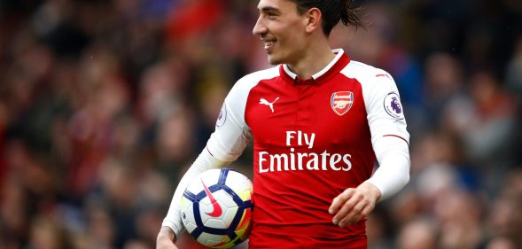 LONDON, ENGLAND - APRIL 08: Hector Bellerin of Arsenal during the Premier League match between Arsenal and Southampton at Emirates Stadium on April 8, 2018 in London, England. (Photo by Julian Finney/Getty Images)