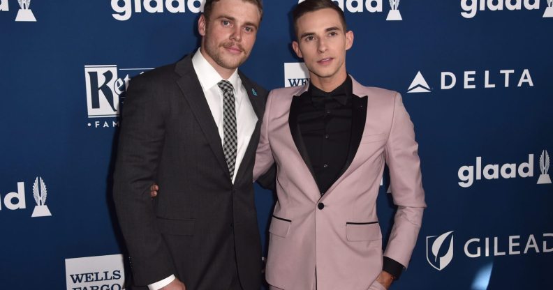 Out and proud athletes Gus Kentworthy and Adam rippon made LGBT+ history at the Olympics this year.
