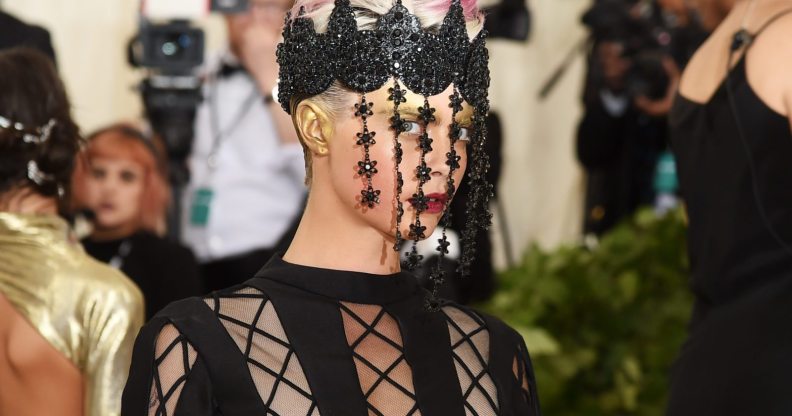 NEW YORK, NY - MAY 07: Cara Delevingne attends the Heavenly Bodies: Fashion & The Catholic Imagination Costume Institute Gala at The Metropolitan Museum of Art on May 7, 2018 in New York City. (Photo by Jamie McCarthy/Getty Images)