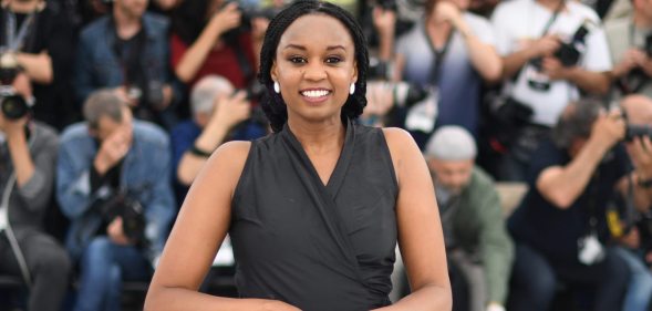 Kenyan director Wanuri Kahiu poses on May 9, 2018 during a photocall for the film "Rafiki" at the 71st edition of the Cannes Film Festival in Cannes, southern France. (Photo by LOIC VENANCE / AFP/ Getty)