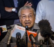 KUALA LUMPUR, MALAYSIA - MAY 10: Mahathir Mohamad, chairman of 'Pakatan Harapan' (The Alliance of Hope), speaks during press conference following the 14th general election on May 10, 2018 in Kuala Lumpur, Malaysia. Malaysia's opposition leader Mahathir Mohamad claimed victory over Prime Minister Najib Razak's ruling coalition Barisan National and set to become the world's oldest elected leader after Wednesday's general election where millions of Malaysians headed to the polls. The election has been one of the most fiercely contested races in Malaysia's history, which resulted in a shocking victory as 92-year-old Mahathir made a comeback from retirement to take on his former protege Najib, who has been embroiled in a massive corruption scandal. (Photo by Ulet Ifansasti/Getty Images)