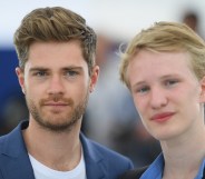 Director Lukas Dhont (L) and actor Victor Polster attend the photocall for "Girl" during the 71st annual Cannes Film Festival at Palais des Festivals on May 13, 2018 in Cannes, France.