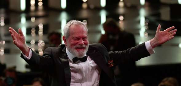 US-British director Terry Gilliam attends on May 19, 2018 the closing ceremony of the 71st edition of the Cannes Film Festival in Cannes, southern France. (Photo by Alberto PIZZOLI / AFP) (Photo credit should read ALBERTO PIZZOLI/AFP/Getty Images)