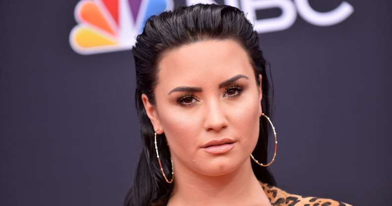 Singer/songwriter Demi Lovato attends the 2018 Billboard Music Awards 2018 at the MGM Grand Resort International on May 20, 2018, in Las Vegas, Nevada (Photo by LISA O'CONNOR / AFP) (Photo credit should read LISA O'CONNOR/AFP/Getty Images)