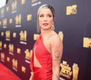 Halsey attends the 2018 MTV Movie And TV Awards on June 16, 2018 (Christopher Polk/Getty Images for MTV)