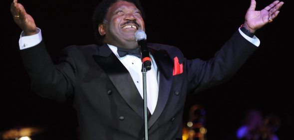 MONTGOMERY, AL - MARCH 25: Singer/songwriter Percy Sledge performs at the Alabama Music Hall of Fame's 13th Induction Banquet and Awards Show at the Renaissance Hotel on March 25, 2010 in Montgomery, Alabama. (Photo by Rick Diamond/Getty Images)