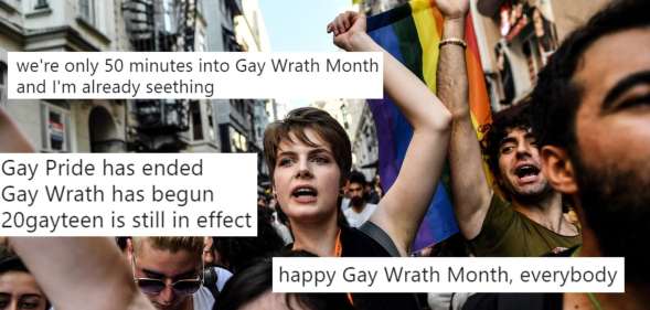 LGBT rights activists shout slogans as they take part in a march on July 1, 2018 in Istanbul, after Turkish authorities banned the annual Gay Pride Parade for a fourth year in a row. - Around 1,000 people gathered on a street near Istiklal Avenue and Taksim Square where organisers wanted to originally hold the parade, an AFP photographer said. Police warned activists to disperse but used rubber bullets against some who tried to access Istiklal Avenue. (Photo by BULENT KILIC / AFP) (Photo credit should read BULENT KILIC/AFP/Getty Images)
