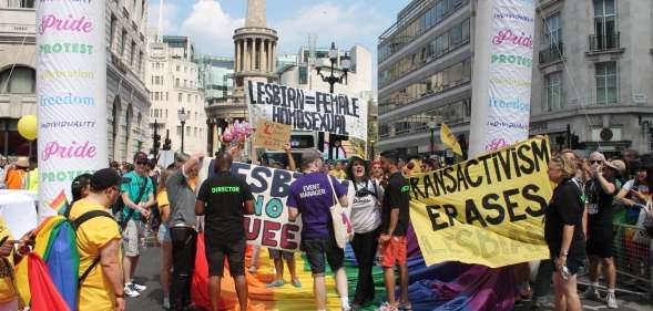 The anti-trans group disrupting Pride in London's 2018 parade