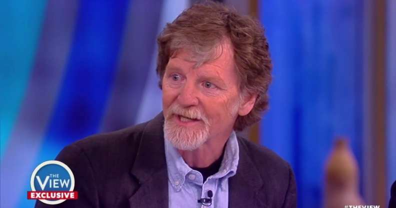 Jack Phillips, who is suing after he refused to serve a trans customer