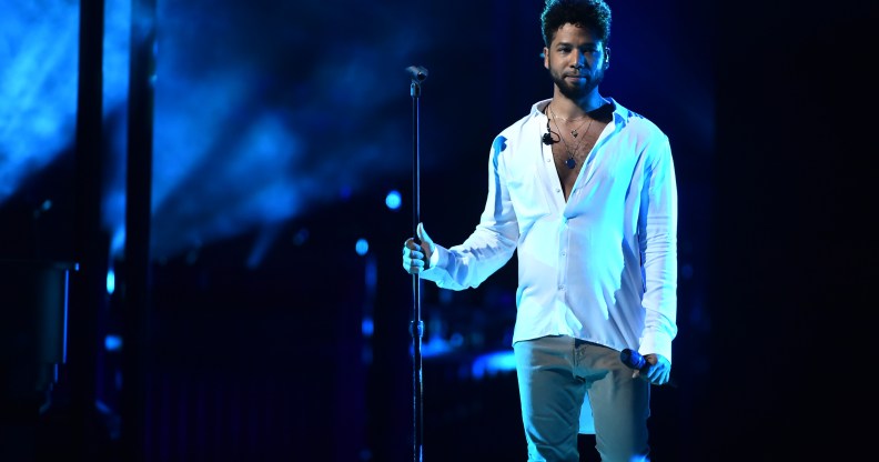 Jussie Smollett performs at the VH1 Trailblazer Honors 2018