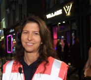 Marina, a Soho Angels volunteer, out on a Friday night (PinkNews)