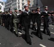 Royal Navy sailors and Royal Marines