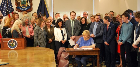 The Governor of Maine Janet Mills signed the bill into law