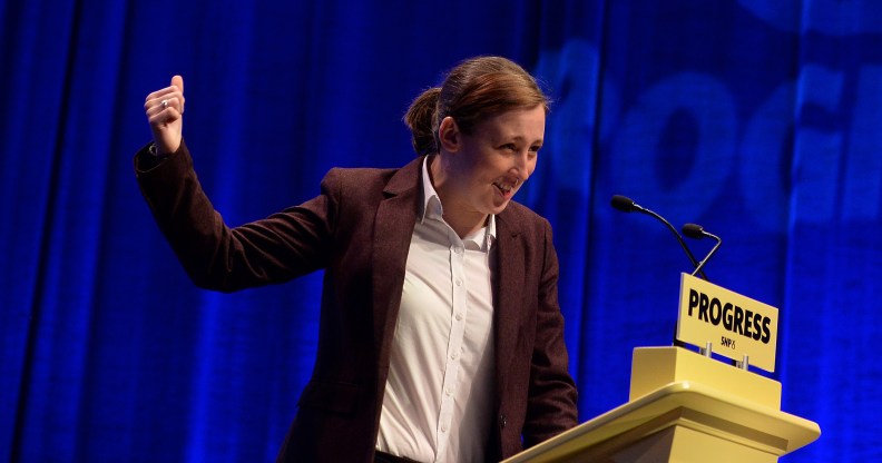 Mhairi Black who had the best comeback to a "lesbian" insult on Twitter
