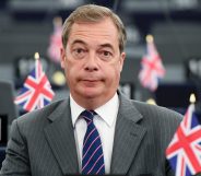 Former leader of the UK Independence Party (UKIP) Nigel Farage