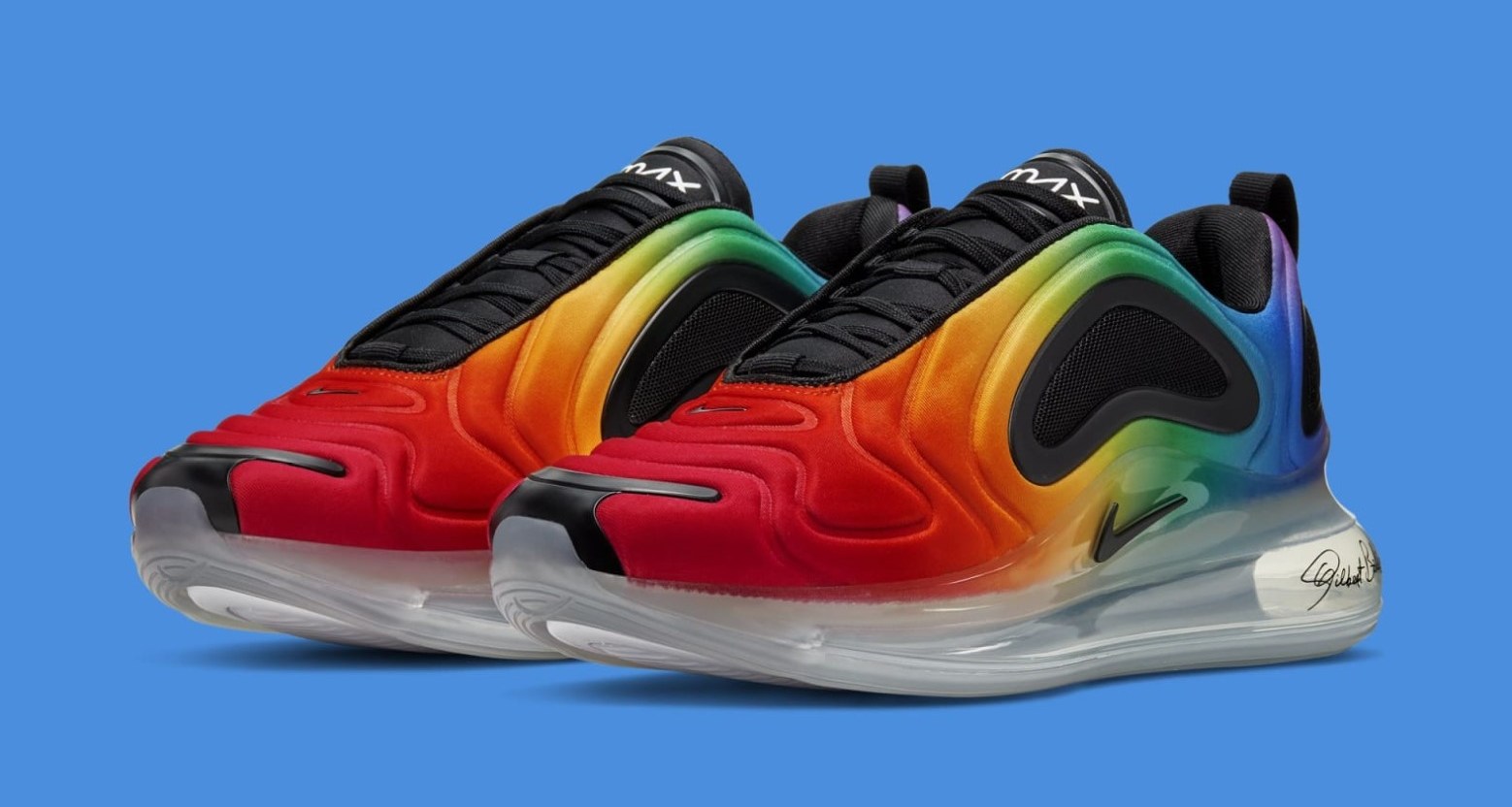 Nike new rainbow-coloured Air Max |