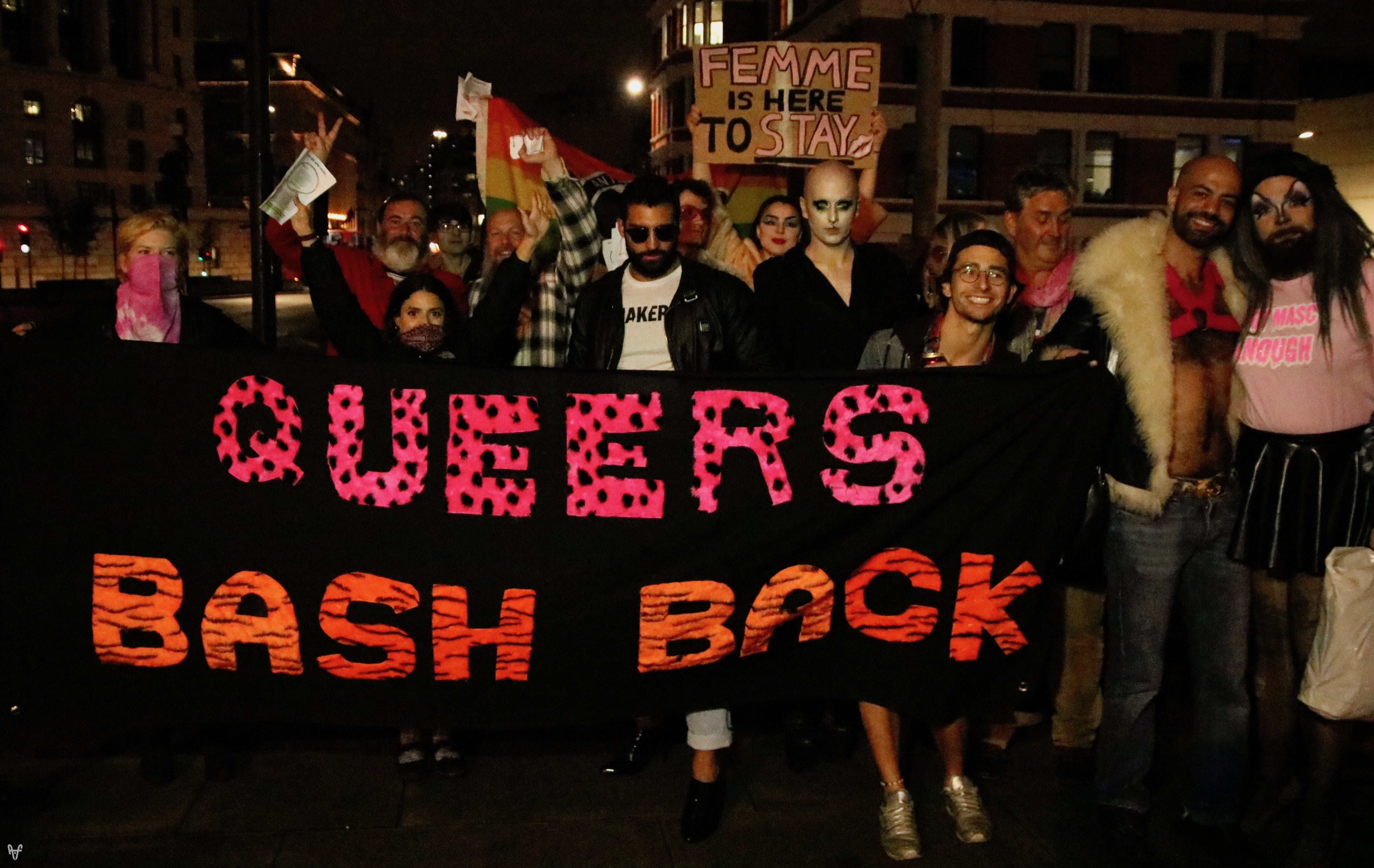 Pictures: Drag queens protest London gay club XXL's ban on female ...