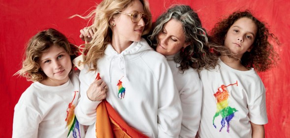 Ralph Lauren PRIDE rainbow pony polo