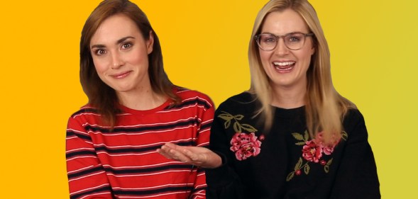Bisexual and lesbian YouTubers Rose and Rose (PinkNews)