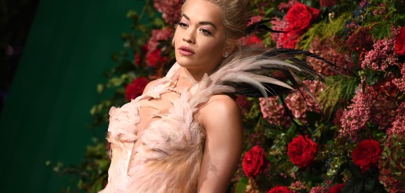 Rita Ora, who recently said she hopes her song "Girls" will help girls to come out as gay