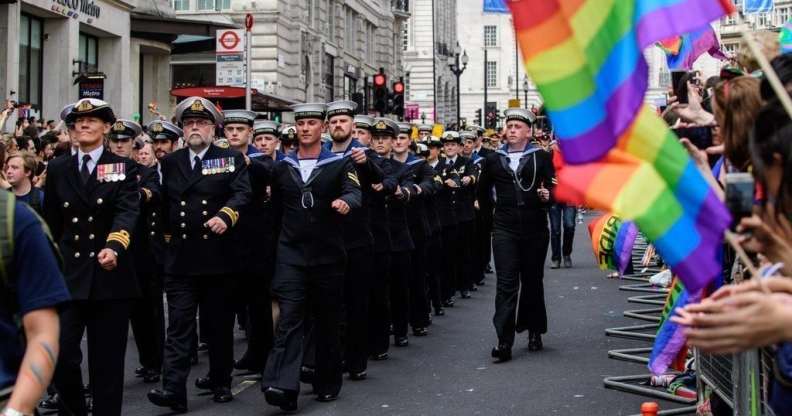 gay UK military