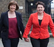 Scottish Conservative Leader Ruth Davidson Casts Her Vote