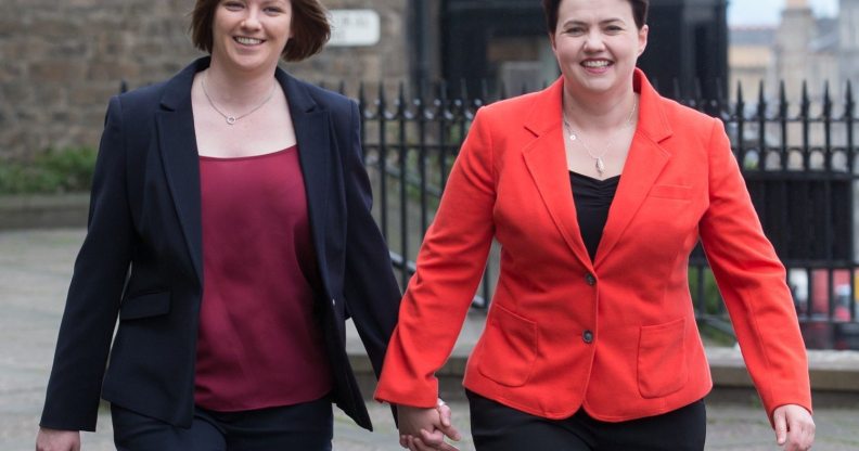 Scottish Conservative Leader Ruth Davidson Casts Her Vote