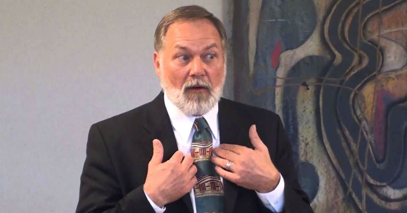 Scott Lively has claimed that God removed Donald Trump from office because he was too accepting of homosexuality.