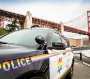 San Francisco Police Department's Pride-themed patrol car