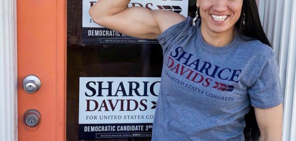 Openly LGBT+ candidate Sharice Davids is running for Congress in Kansas (Twitter)