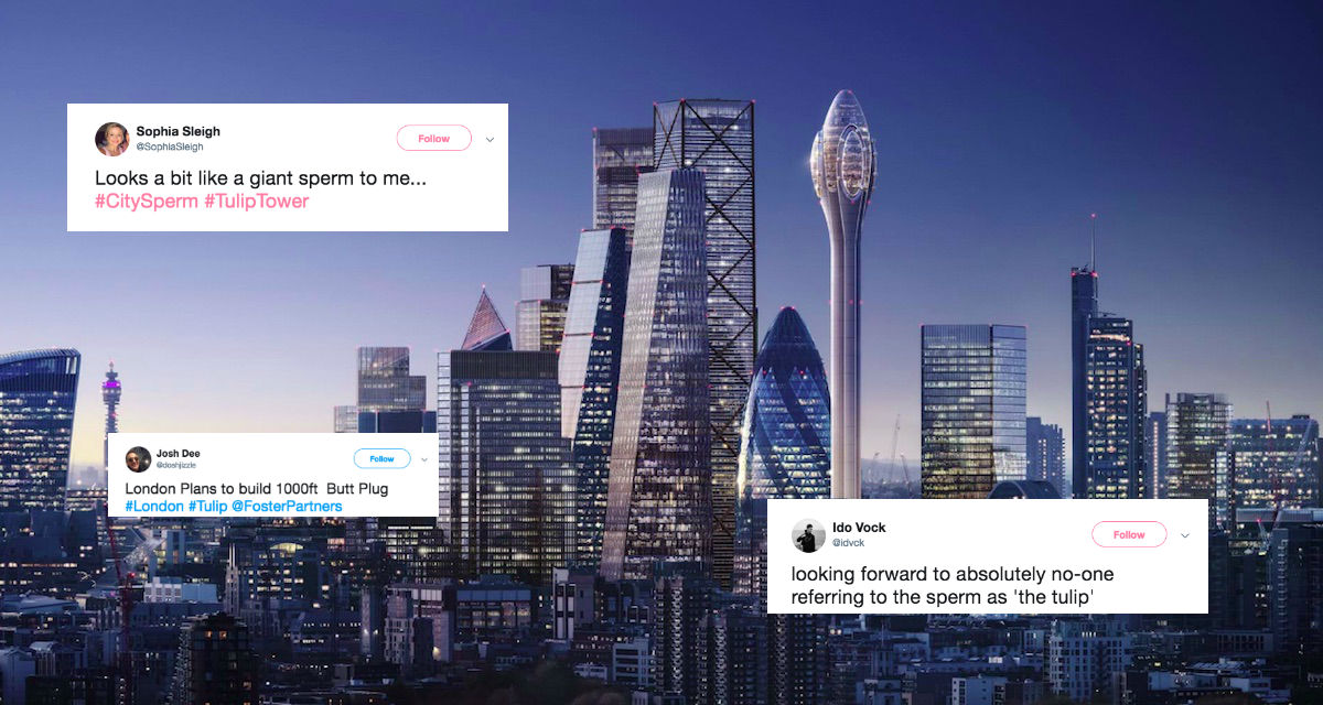 London's latest skyscraper is shaped like a giant tulip and is