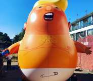 Trump Baby balloon Orlando reelection 2020