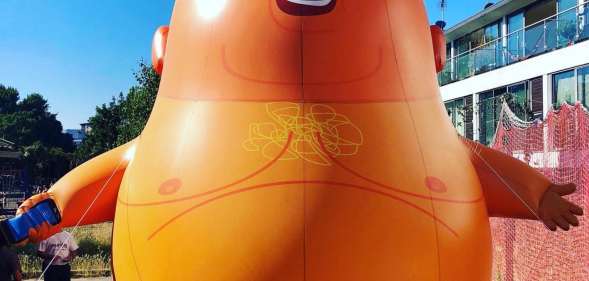 Trump Baby balloon Orlando reelection 2020