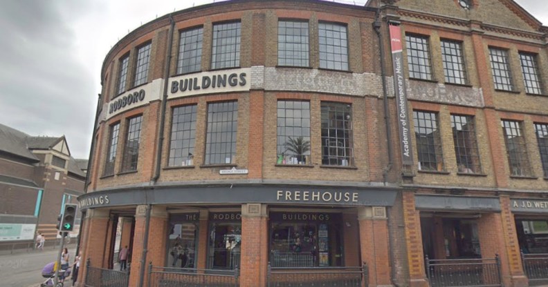 A Wetherspoons in Guildford, where a gay couple was reportedly asked to leave for kissing