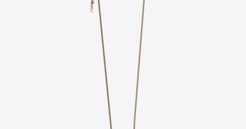 Yves Saint Laurent penis pendant, a part of the new YSL penis jewellery range