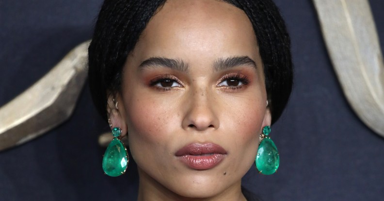 Zoe Kravitz at the UK premiere of Fantastic Beasts