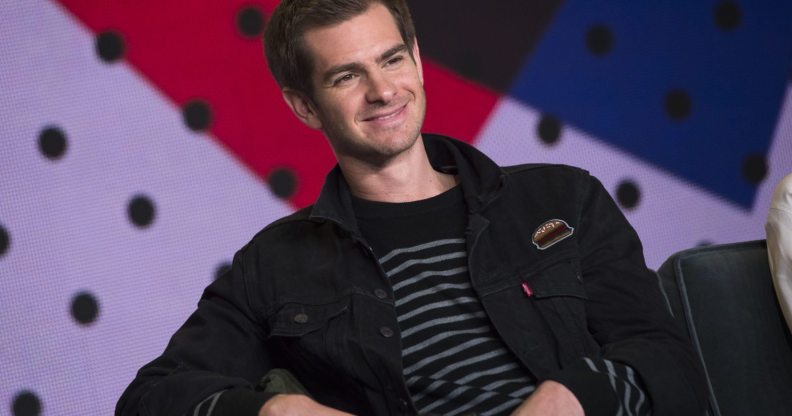 Andrew Garfield at the Breathe press conference (VALERIE MACON/AFP/Getty Images)