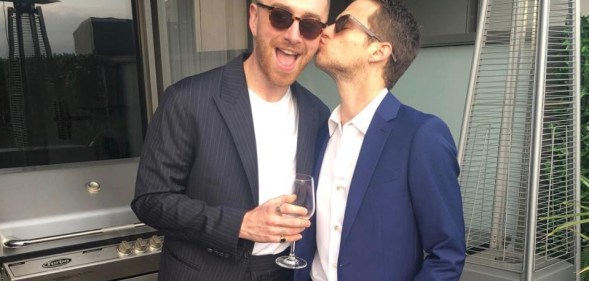 Brandon Flynn and Sam Smith