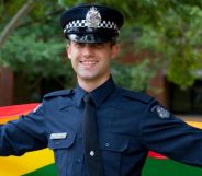 Brenton Erkens-Goss gay LGBT+ police officer