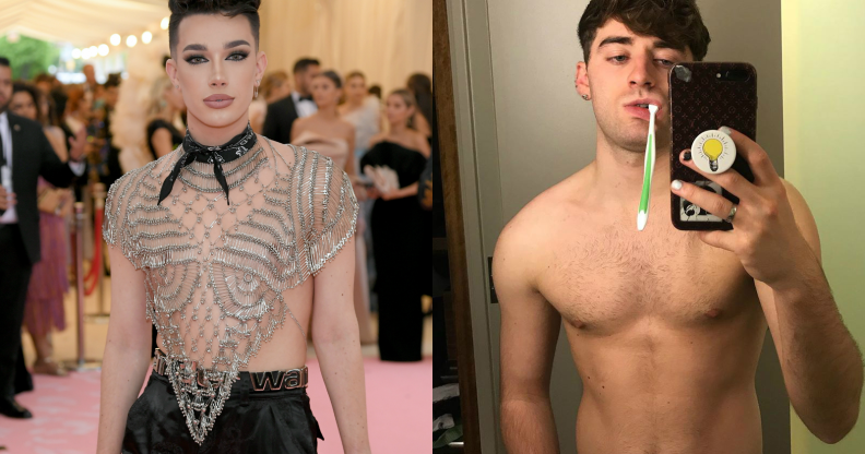 Photo of James Charles and Carmie Sellitto