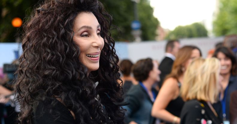 Cher attends the "Mamma Mia! Here We Go Again" world premiere. The star has announced that a biopic and memoir are in the works.