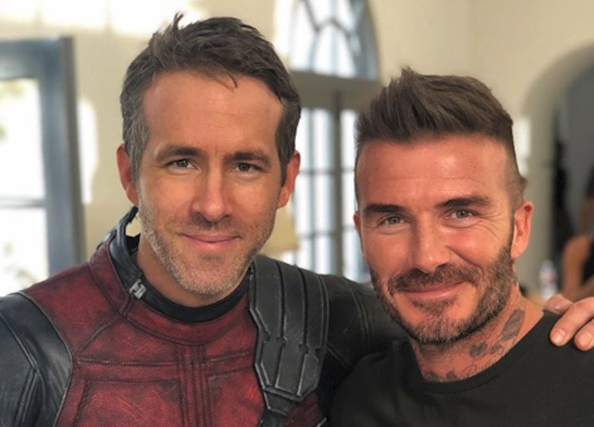 David Beckham is flirting with Deadpool's Ryan Reynolds on Instagram