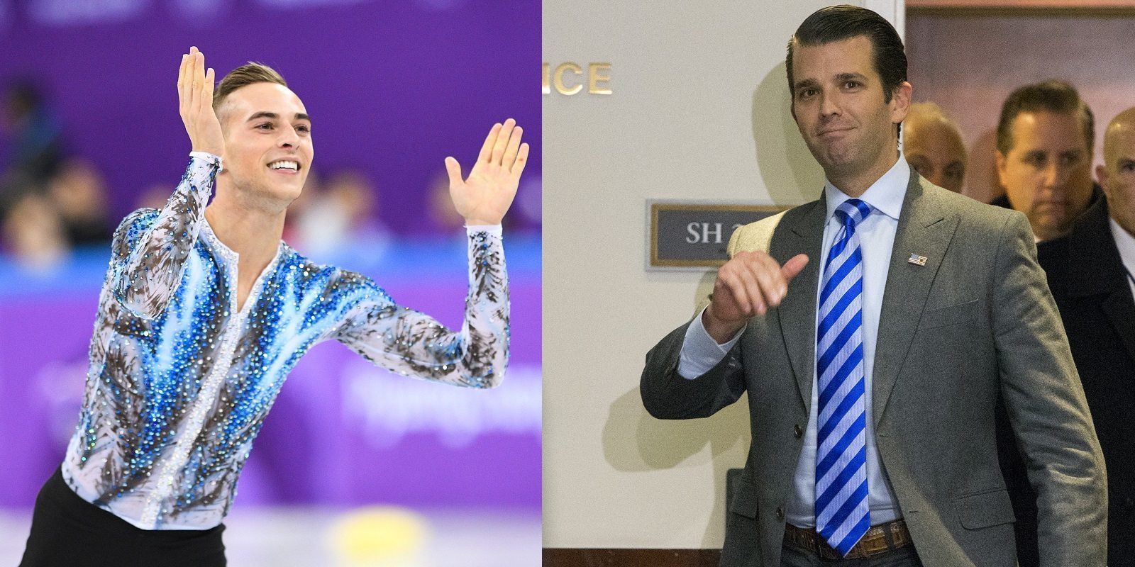 Winter Olympics 2018 Donald Trump Jr mocks gay figure skater Adam(00)