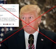 donald trump with tweets