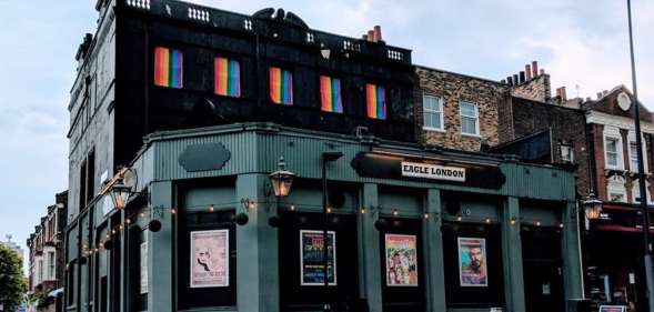 The Eagle, an LGBT+ bar in London, England. (eaglelondon/twitter)
