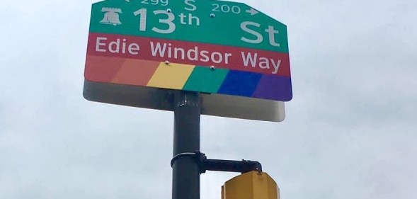 The attack took place in the heart of Philadelphia's gayborhood, where streets are named after LGBT icons like Edie Windsor.