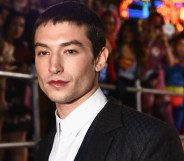 Fantastic Beasts star Ezra Miller attends the premiere of Warner Bros. Pictures' 'Justice League' at Dolby Theatre on November 13, 2017