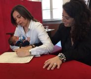 A lesbian couple made LGBT+ history in 2018 becoming the first to have both names on their child's birth certificate.